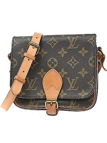 Louis Vuitton Cartouchiere Monogram Canvas Brown Canvas Handbag (view 1)