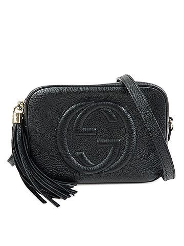 Gucci Soho Disco Leather Black Leather Crossbody Bag Bag (view 1)