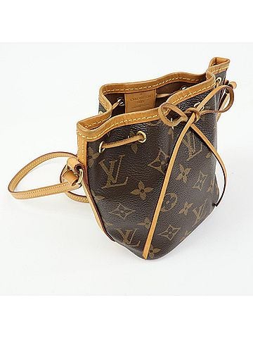 Louis Vuitton Noe Monogram Canvas Brown Canvas Shoulder Bag Bag (view 2)
