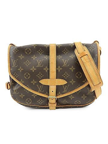 Louis Vuitton Saumur Monogram Canvas Brown Canvas Shoulder Bag Bag (view 1)