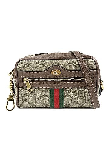 Gucci Ophidia Gg Coated Canvas Beige Canvas Shoulder Bag Bag (view 1)