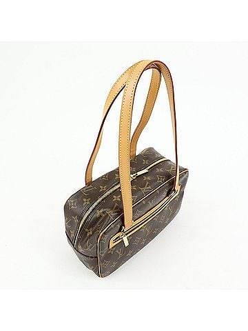 Louis Vuitton Cite Monogram Canvas Brown Canvas Handbag (view 2)
