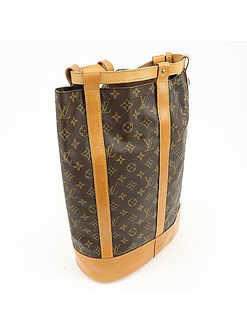 Louis Vuitton Randonnee Monogram Canvas Brown Canvas Backpack Bag (view 2)