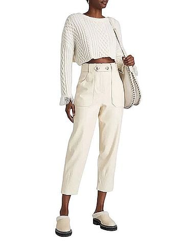 Veronica Beard Faux Leather Pants (view 2)