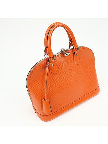 Louis Vuitton Alma Epi Leather Orange Leather Handbag (view 2)