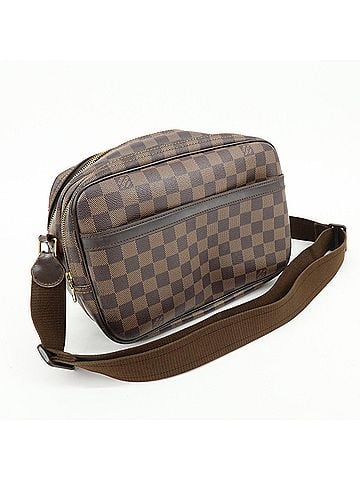 Louis Vuitton Reporter Damier Brown Canvas Shoulder Bag Bag (view 2)