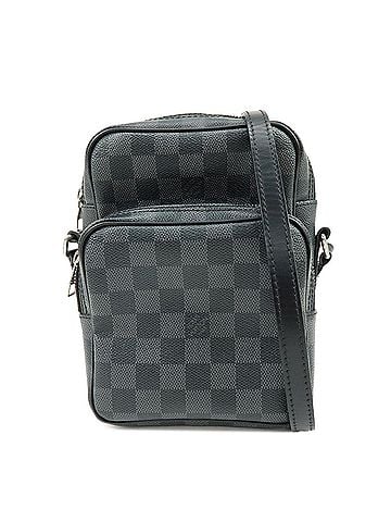 Louis Vuitton Rem Damier Graphite Black Canvas Handbag (view 1)