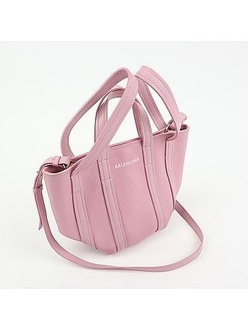 Balenciaga Everyday 2.0 North South Leather Pink Leather Tote Bag Bag (view 2)