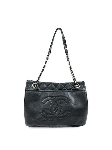 Chanel Timeless Cc Soft Caviar Black Leather Tote Bag Bag (view 1)