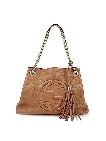Gucci Soho Chain Strap Leather Brown Leather Shoulder Bag Bag (view 1)