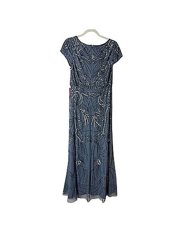 Adrianna Papell Long Beaded Dress Cocktail Dress (view 2)