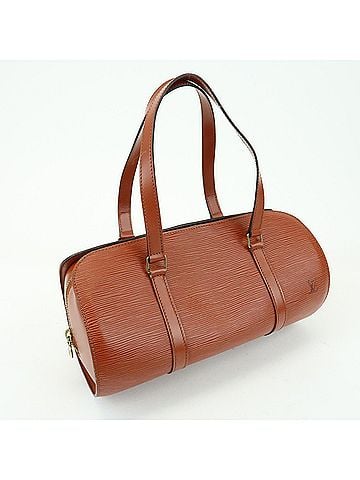 Louis Vuitton Soufflot Epi Leather Brown Leather Tote Bag Bag (view 2)
