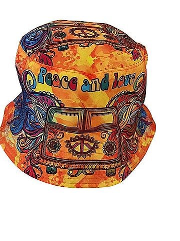 Hippie Peace and Love Hat (view 1)
