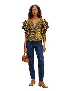Others Follow Short Sleeve Blouse (view 2)