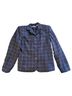 Amanda Smith 100% Wool 100% Acetate Plaid Gray Blazer Size 6 - photo 1