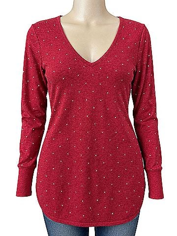 Nic + Zoe Nic+Zoe Long Sleeve Top (view 1)