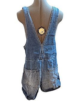 We the Free Denim Romper Jumpsuit (view 2)