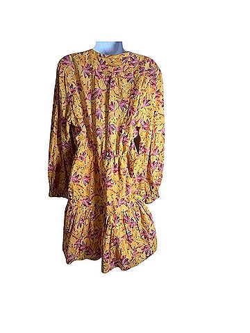 FARM Rio Banana Sunshine Floral Mini Dress Casual Dress (view 2)