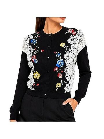 Alice + Olivia Leena Cardigan (view 1)