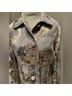 Chico's Floral Blue Purple Jacket Size M - photo 4