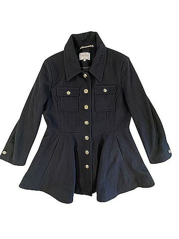 Laundry by Shelli Segal Peplum Coat Coat (view 1)