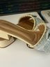 BCBGeneration Light Blue Woven Slide Mules with Buckle Mule/Clog - photo 3