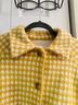 Greylin Houndstooth Yellow Jacket Size S - photo 6