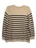 J.Jill Stripes Ivory Black Blue Pullover Sweater Size XL - photo 2