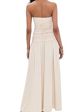Susana Monaco Center Gathered Flower Tube Dress Casual Dress (view 2)