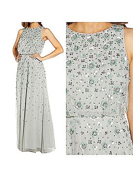 Adrianna Papell Blouson Gown Cocktail Dress (view 1)