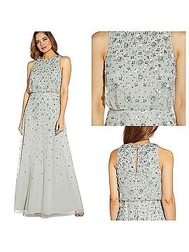 Adrianna Papell Blouson Gown Cocktail Dress (view 2)
