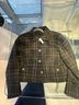 Ann Taylor Checkered-gingham Black Gold Jacket Size 10 - photo 3