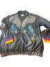 FARM Rio 100% Polyester Graphic Tropical Black Blue Jacket Size S - photo 2