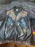 FARM Rio 100% Polyester Graphic Tropical Black Blue Jacket Size S - photo 6