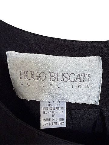 Hugo Buscati Collection Black Mini Tank Dress Casual Dress (view 2)