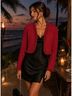Cache Solid Red Jacket Size 6 - photo 4