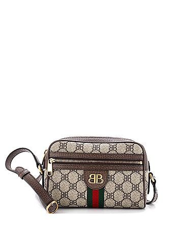 Balenciaga x Gucci The Hacker Project Camera Bag BB Coated Canvas Mini (view 1)