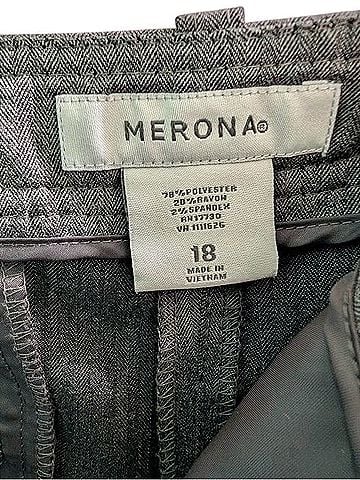 Merona Charcoal Herringbone Dress Pants Track Pants (view 2)