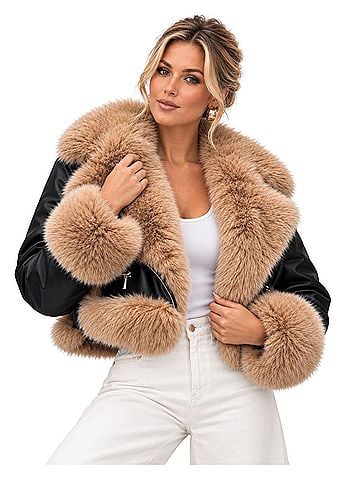 Alice + Olivia Faux Fur Jacket (view 1)