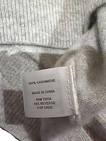 Orvis Cashmere Heather Grey Turtleneck Sweater Turtleneck Sweater (view 2)