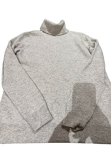 Orvis Cashmere Heather Grey Turtleneck Sweater Turtleneck Sweater (view 1)