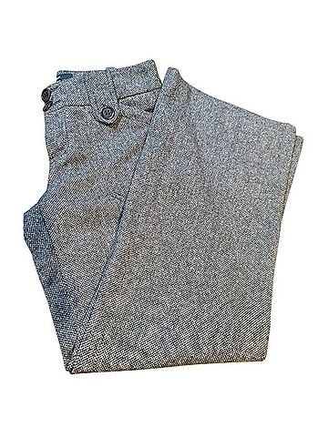 Zara Wool-blend Tweed Trousers Wool Pants (view 1)