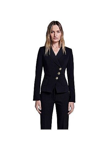 Smythe Asymmetrical Wrap Blazer Blazer (view 2)