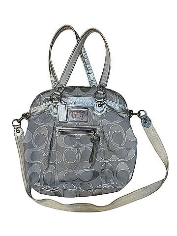 Coach Rare Coach Poppy signature Sateen Luxe Satchel (view 1)