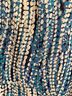 Chico's 100% Polyester Print Blue White Blouse Size L - photo 8