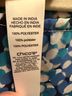 Chico's 100% Polyester Print Blue White Blouse Size L - photo 4