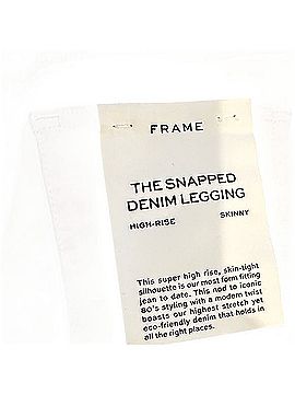 FRAME Denim The Snapped Denim Legging Jeans (view 2)