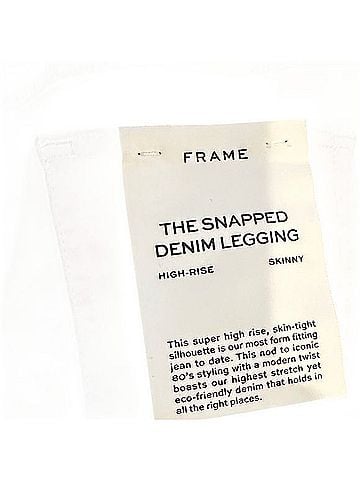 FRAME Denim The Snapped Denim Legging Jeans (view 2)