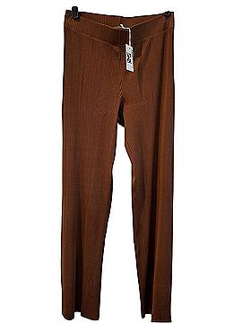 Enza Costa Ribbed Straight-Leg Casual Pants (view 1)