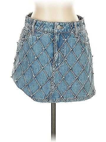 Alice + Olivia Alice + Olivia Denim Skirt (view 1)
